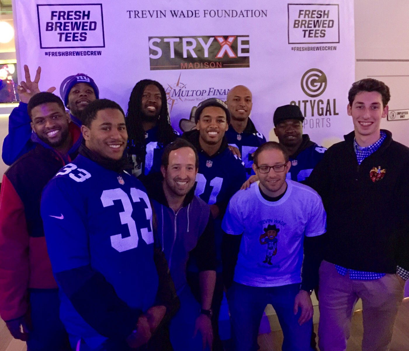 Printz & Patternz teams up with New York Giants’ Trevin Wade to launch new foundation in N.J. - January 14, 2017