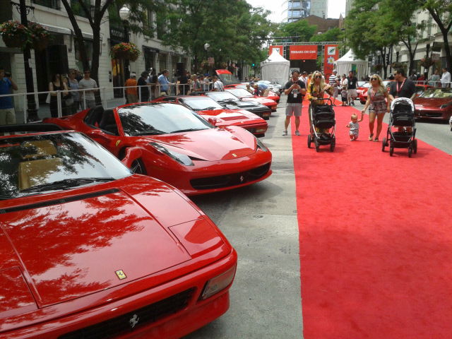 auto show: LIVE!   2016 Ferraris on Oak