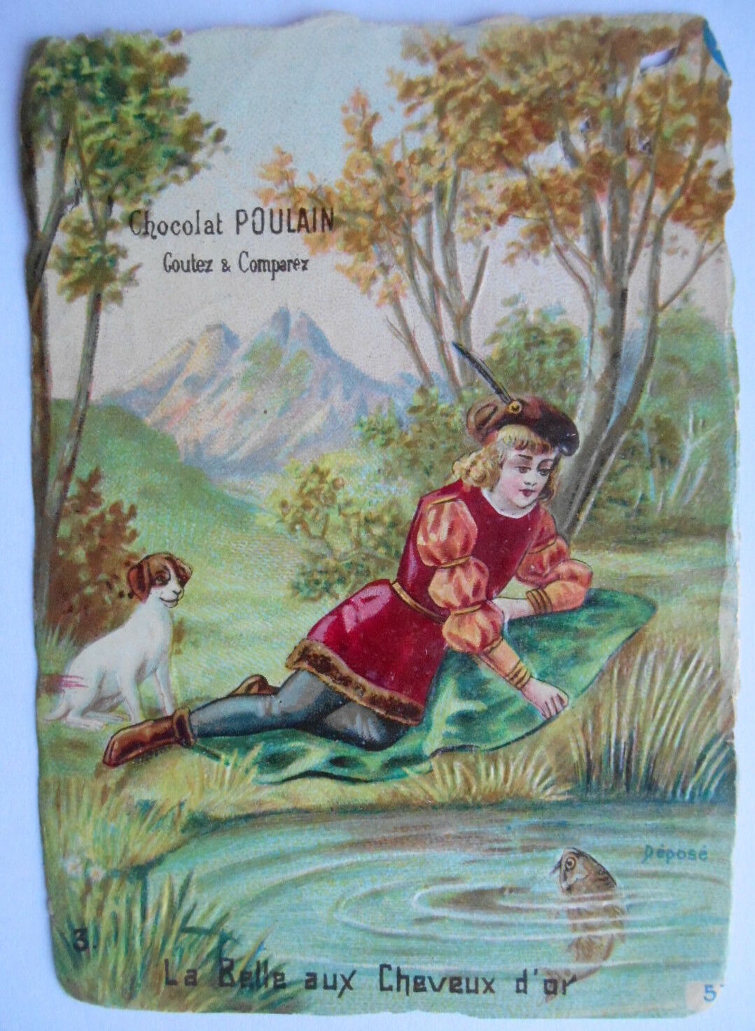 Chocolat Poulain: Belle aux cheveux d'or 3 (image)