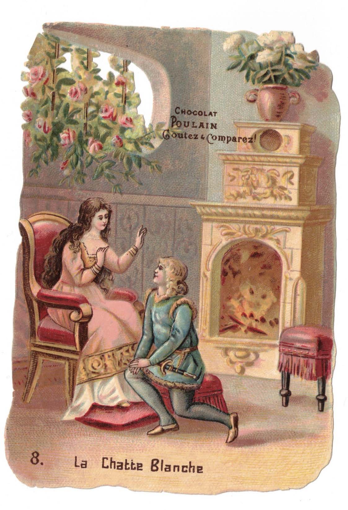 Chocolat Poulain: La Chatte Blanche 8 (image)
