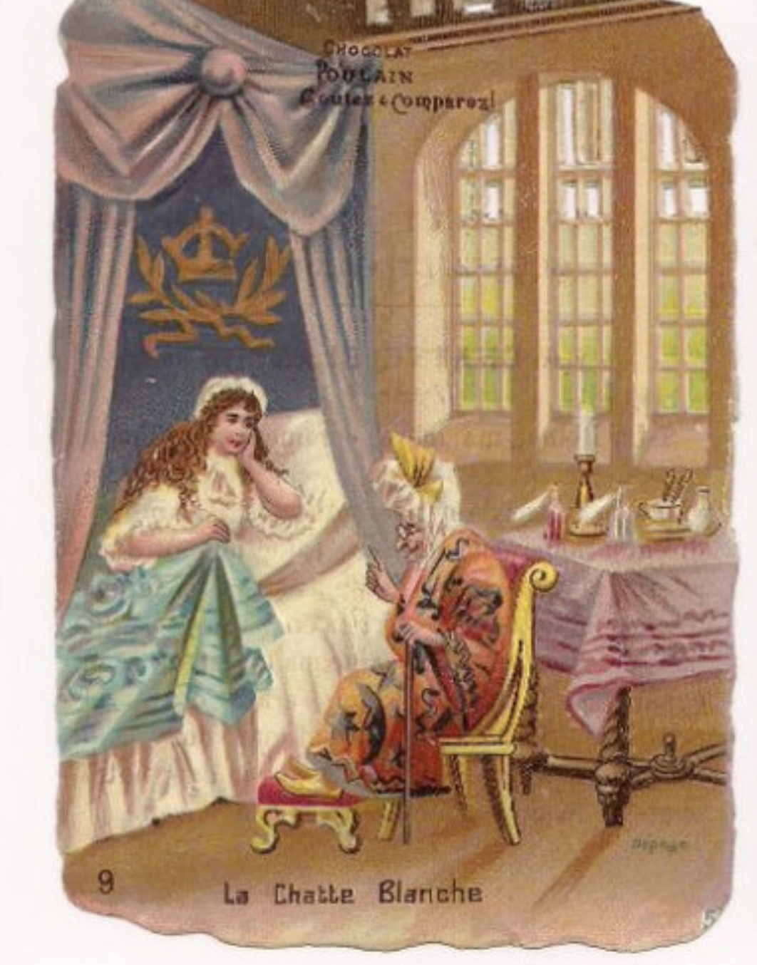 Chocolat Poulain: La Chatte Blanche 9 (image)