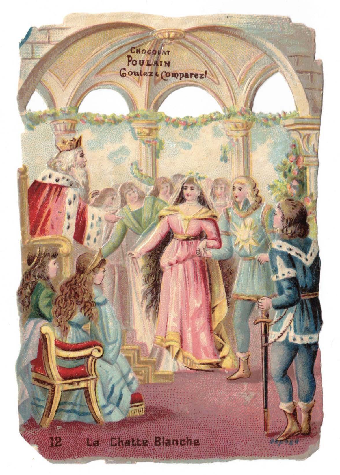 Chocolat Poulain: La Chatte Blanche 12 (image)