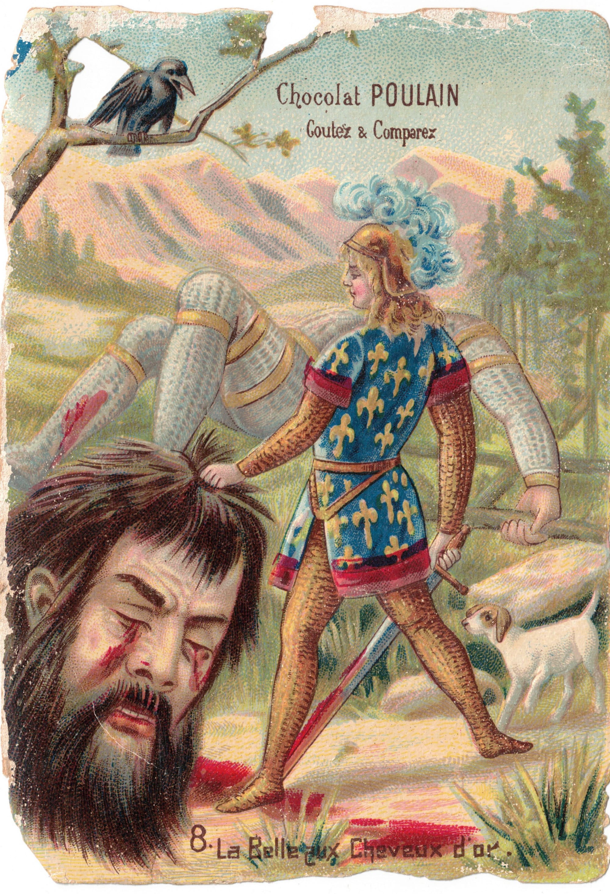 Chocolat Poulain: Belle aux cheveux d'or 8 (image)