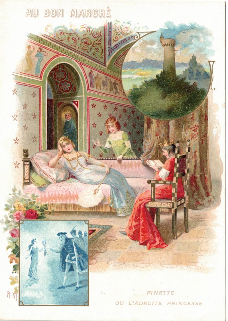 LE BON MARCHÉ: Finette ou l'adroite princesse. click on image to see series!