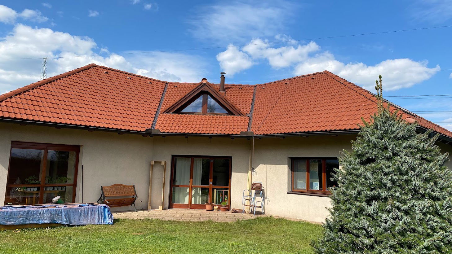 Vyčištění střechy ve Vendryni