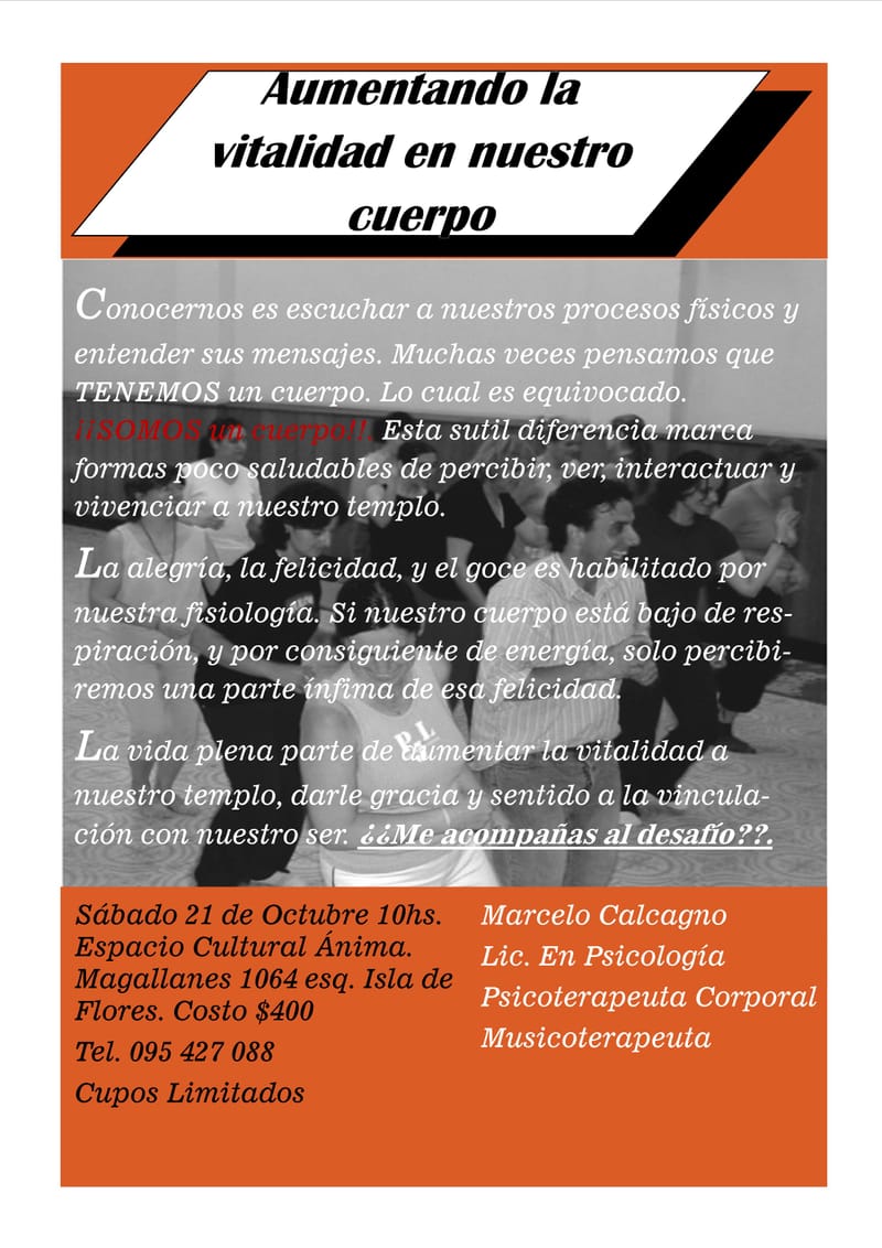 Aumentando la Vitalidad de nuestro Cuerpo 2017