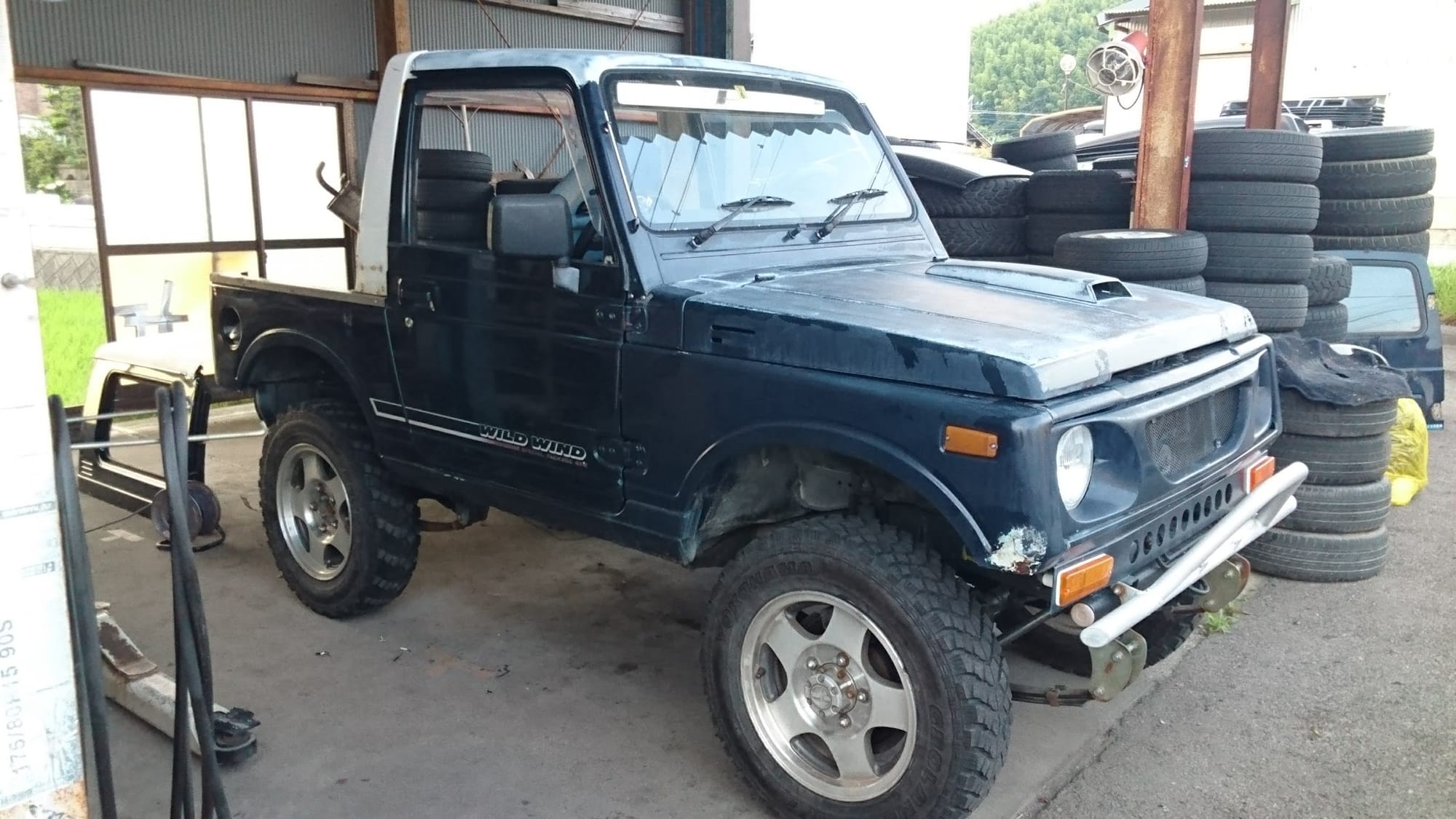 バンカット　製作途中