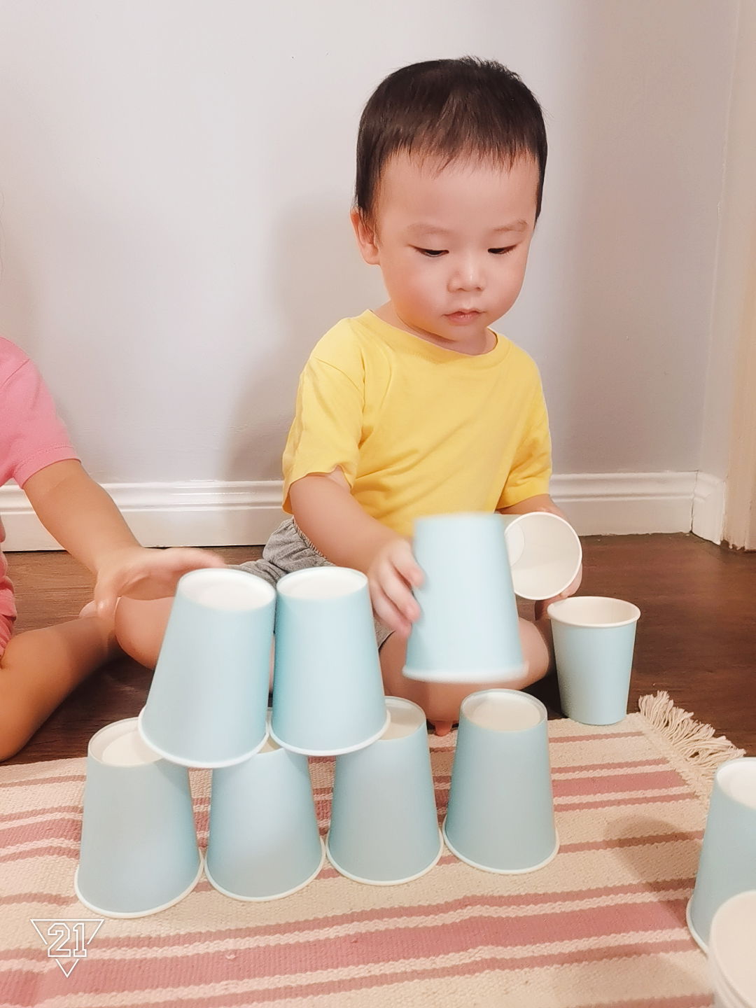 Toddlers Cup Stacking Activity