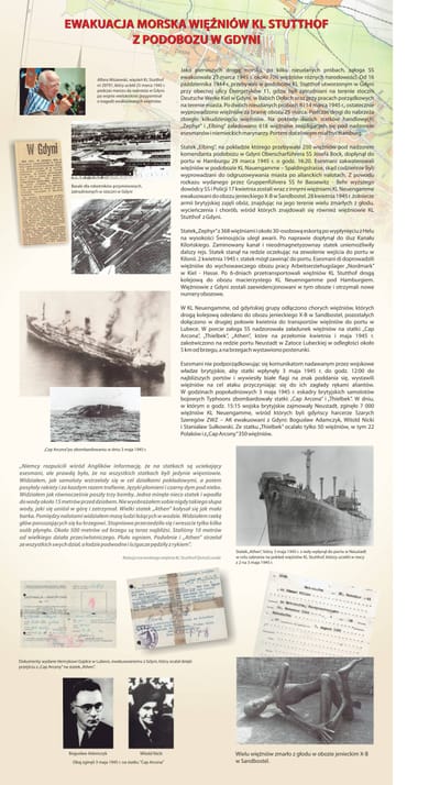 Ewakuacja więźniów KL Stutthof drogą morską