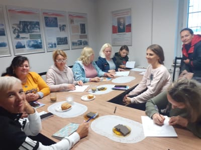 „Kафе Еврика”-polsko-ukraińskie
spotkania w klubie pracy w Redzie