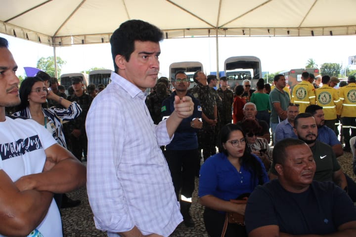 Prefeito de Dois Irmão, Irmão Geciran Saraiva, participa do lançamento do Projeto “Foco no Fogo”, em Palmas