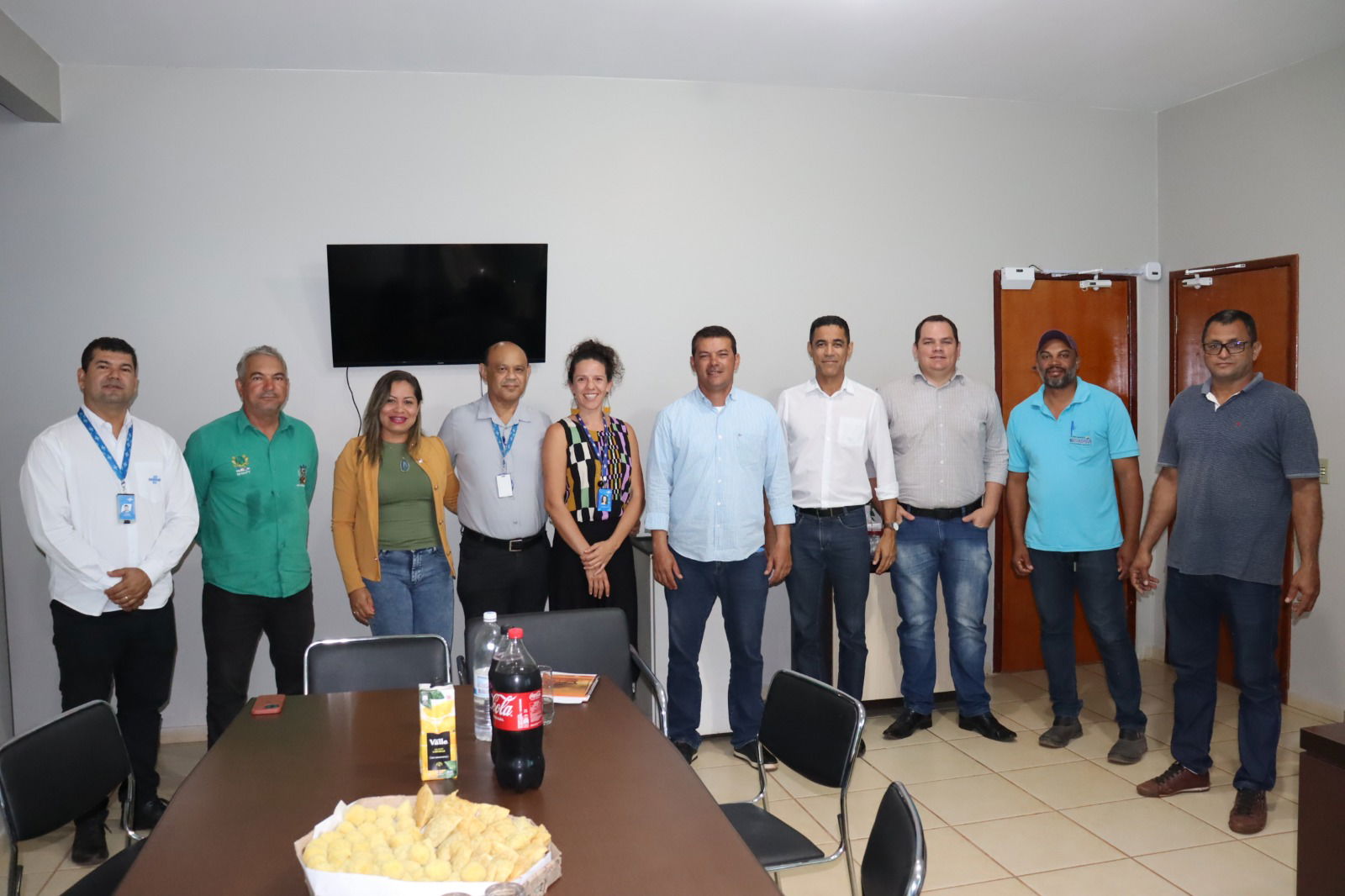 Prefeito Isaías Piagem recebem representantes do Sebrae em Marianópolis do Tocantins