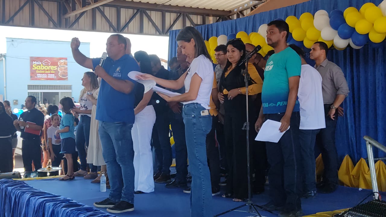 Câmara de vereadores de Divinópolis do Tocantins no 34º ano de aniversário de emancipação política do município