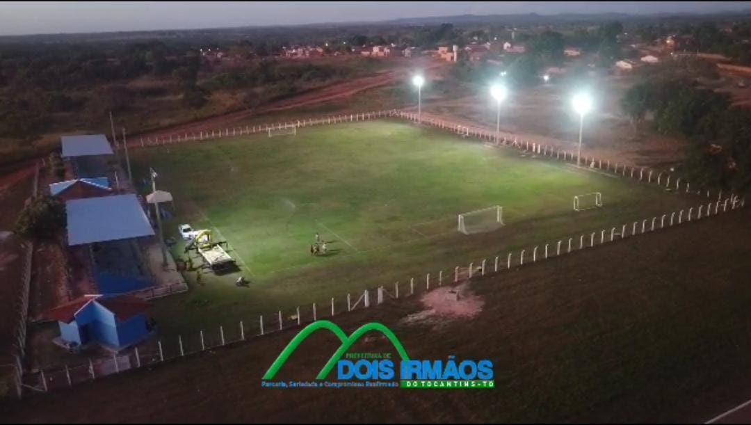 Sistema de iluminação do Estádio Albertão em Dois Irmãos é testado com sucesso; inauguração será dia 24 de junho