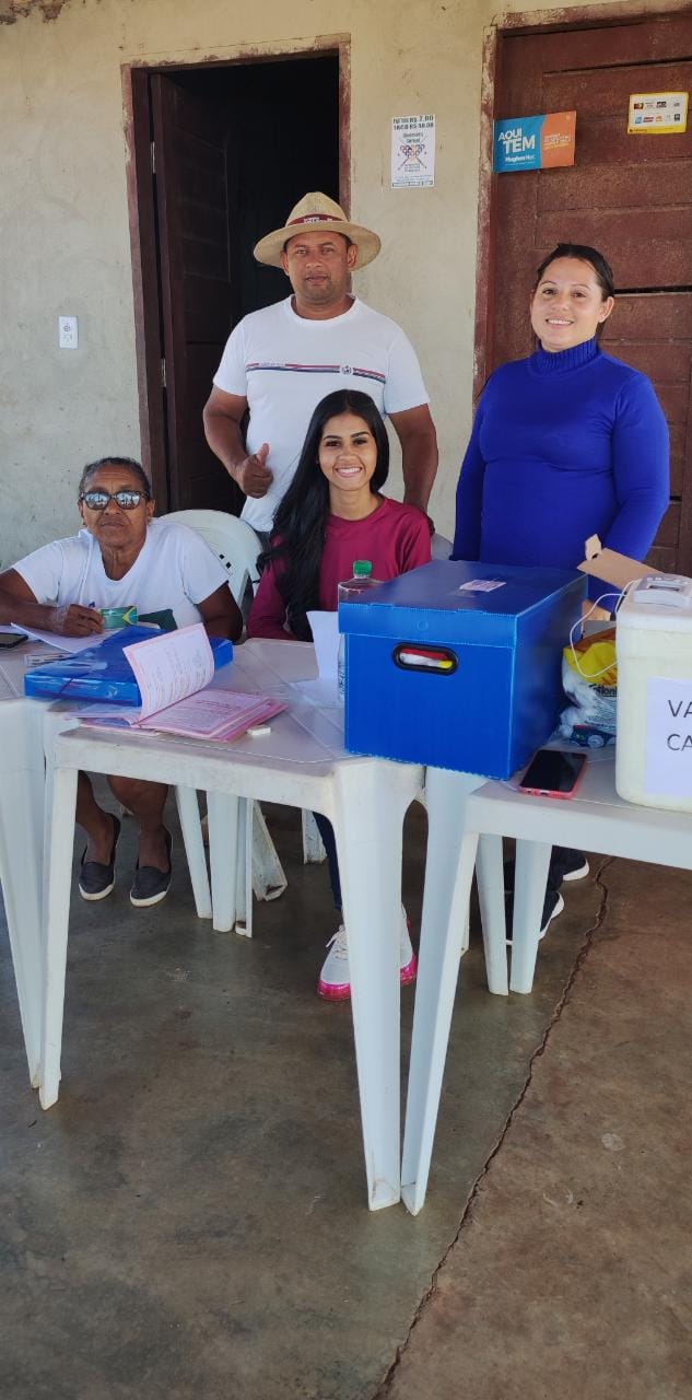 Secretaria de Saúde de Caseara aplicou 357 doses de vacinas neste mês de julho em moradores da zona rural do município