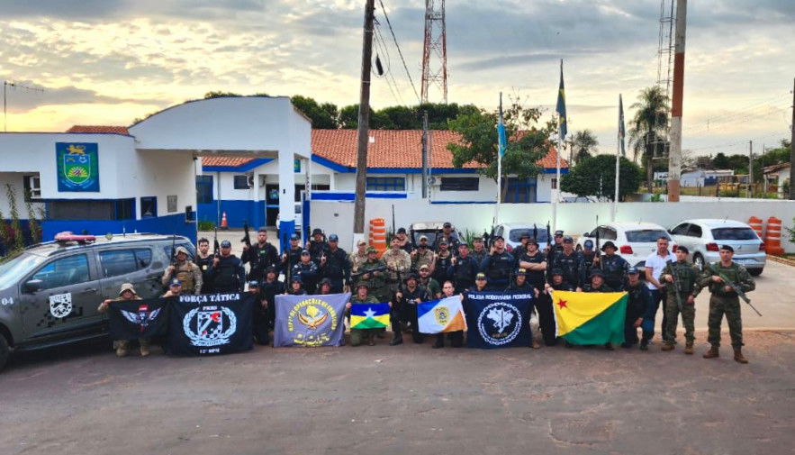 No Mato Grosso do Sul, policiais civis do Tocantins participam do 12º Curso de Unidades Especializadas de Fronteira