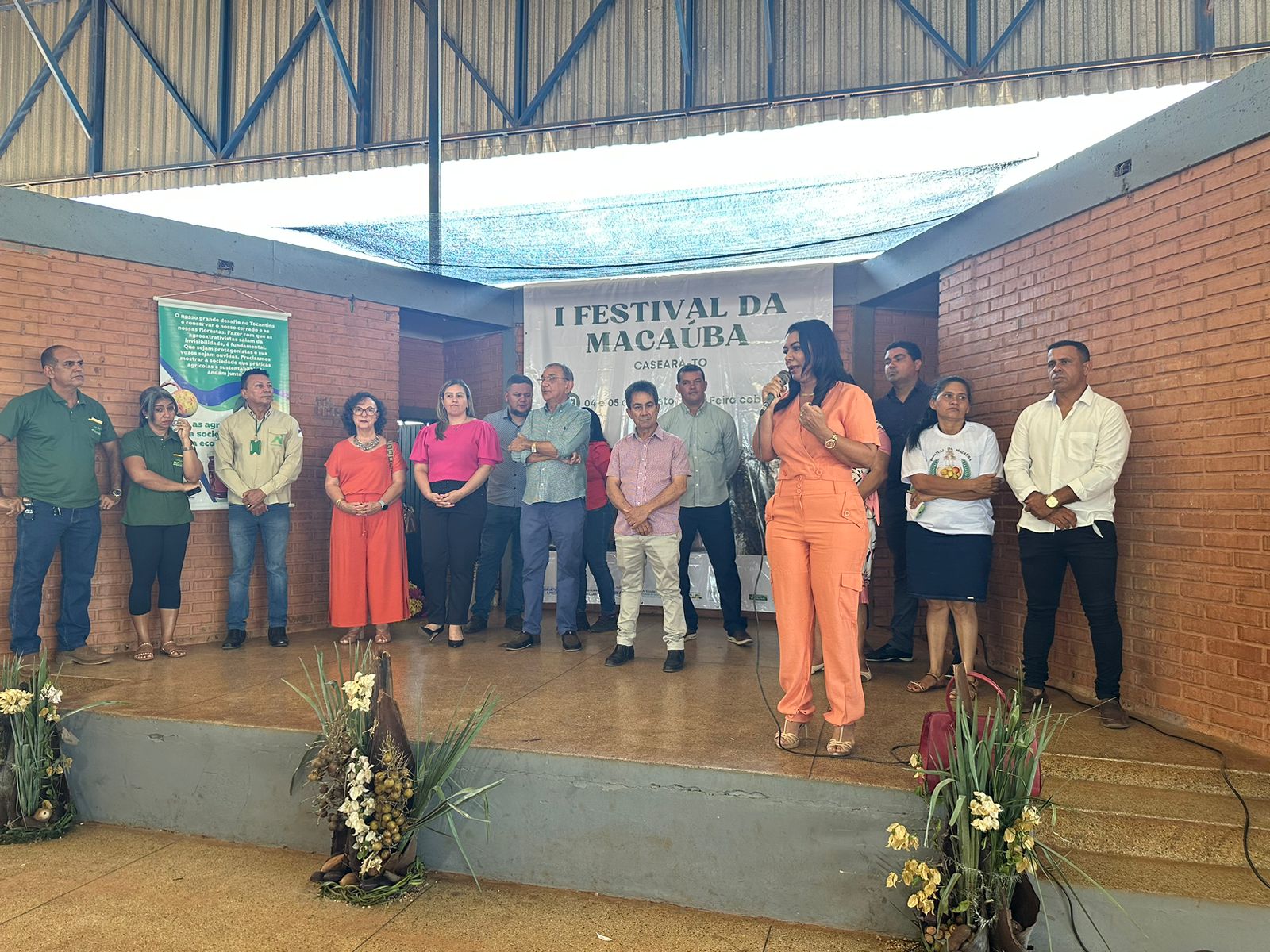 Ildislene Santana e Isaías Piagem participam do 1º Festival da Macaúba de Caseara