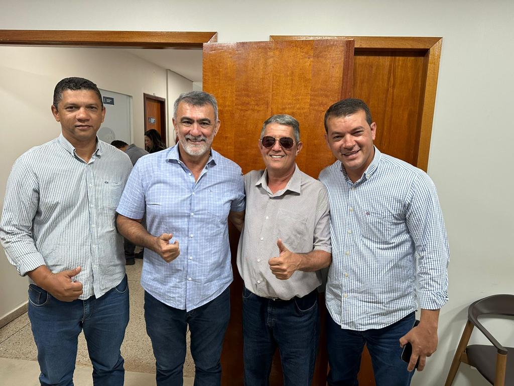 Isaias Piagem, Big Jhow e Erivan do Prata busca em Palmas recursos para o Consórcio Vale do Araguaia