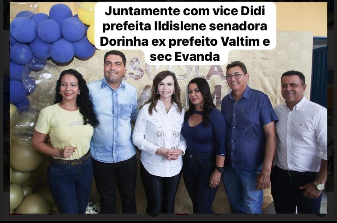 Ildislene, Francisco Neto e Clebinho participam da inauguração da Escola Piracema em Marianópolis do Tocantins