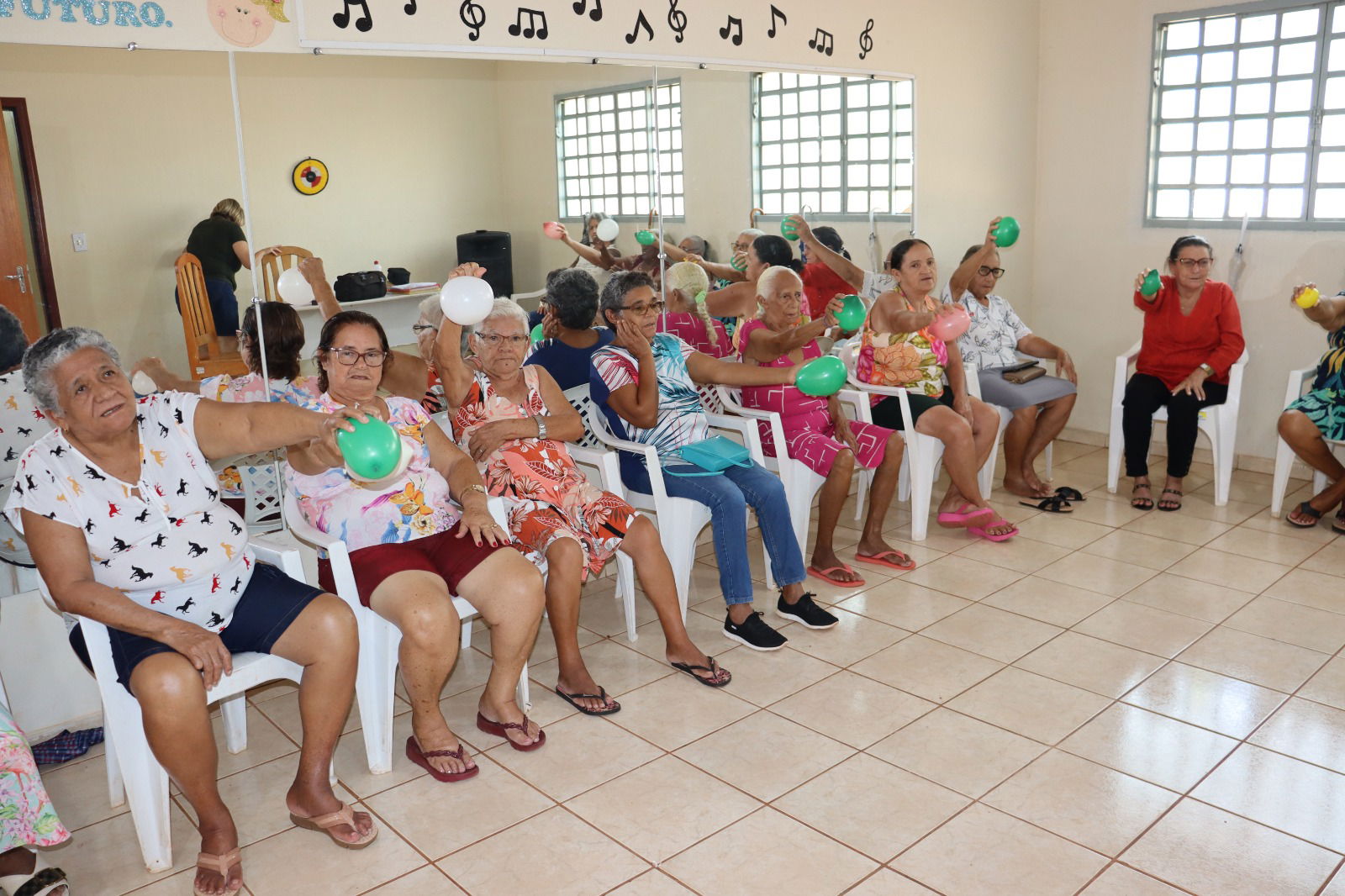 Pasta da Assistência Social de Marinópolis do Tocantins realiza encontro do Grupo de Idoso no SCFV