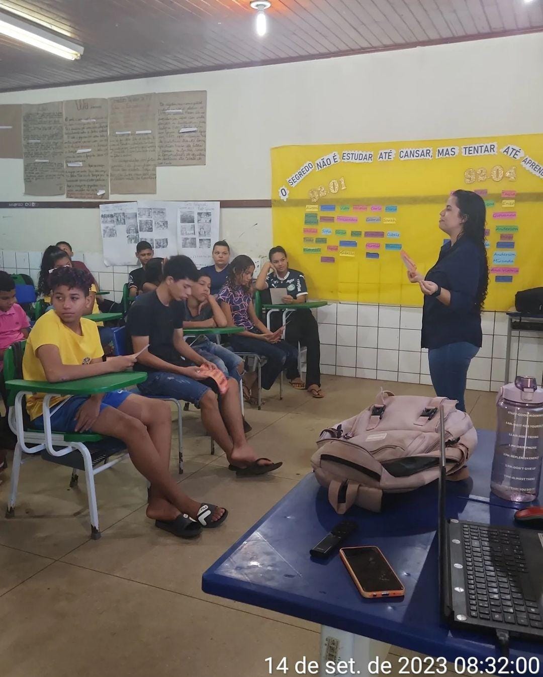 Secretaria de Meio Ambiente de Abreulândia promove ação ambiental com alunos da Escola São Pedro