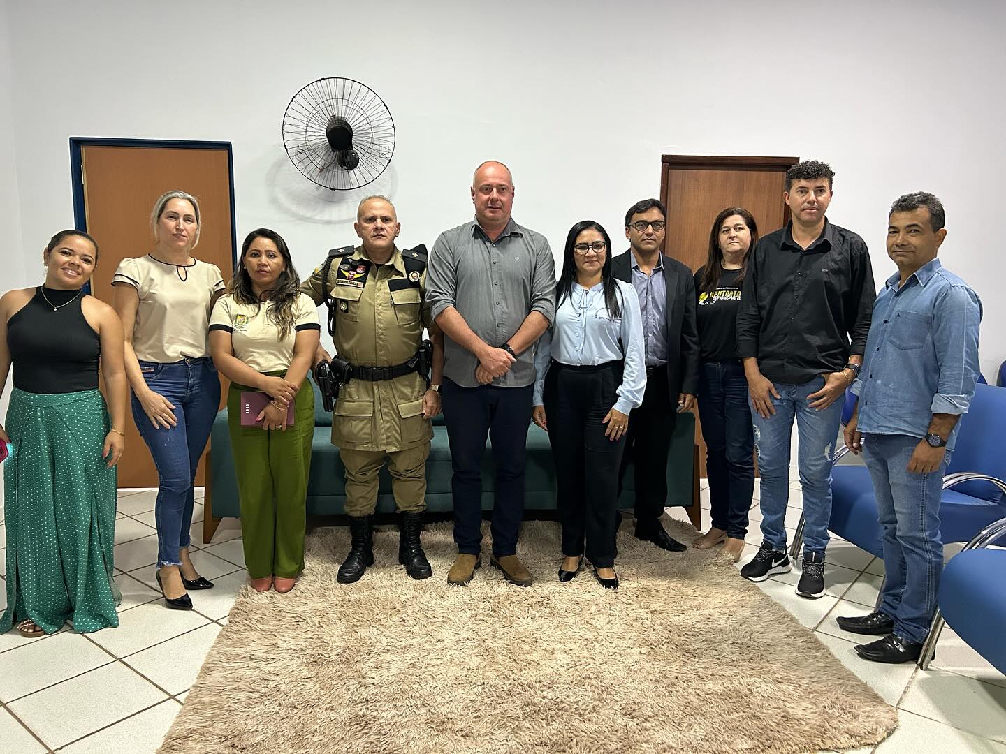 Prefeito Flavão recebe Tenente Tiarles e negocia implantação do colégio militar em Divinópolis do Tocantins