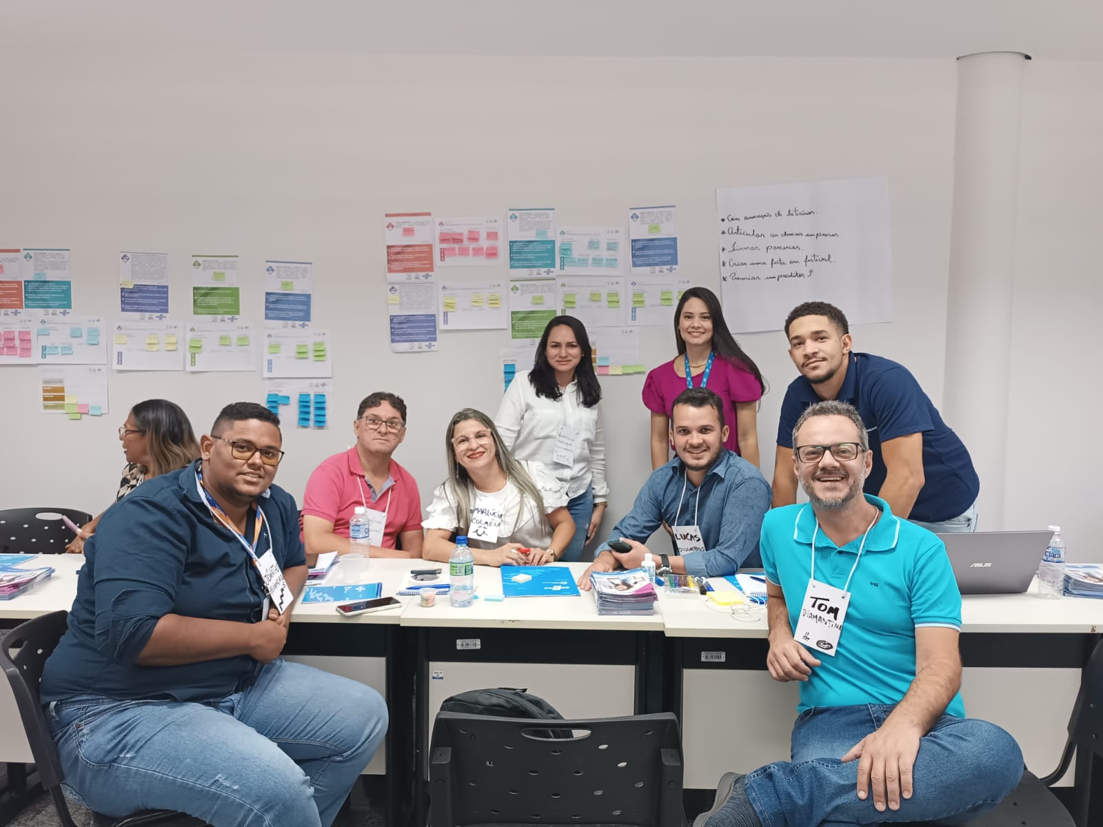 Agentes do Sebrae de Divinópolis do Tocantins Lucas Wanderley e Madalena Rodrigues participam de capacitação em Palmas