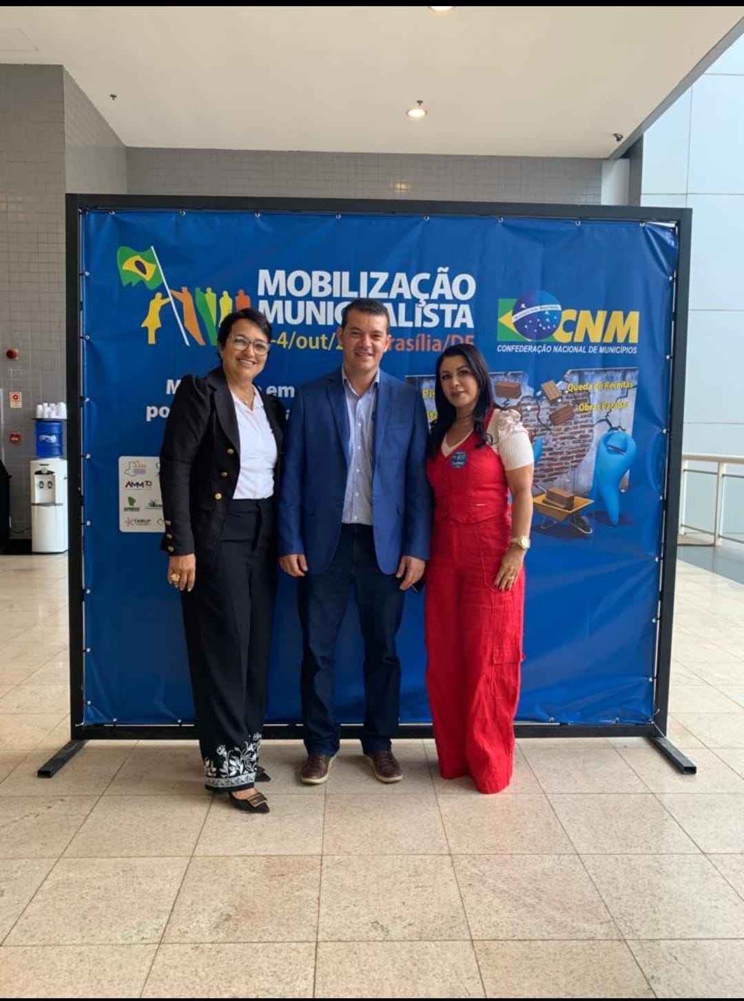 Nezita, Ildislene e Piagem participam da Mobilização Municipalista da CNM em Brasília