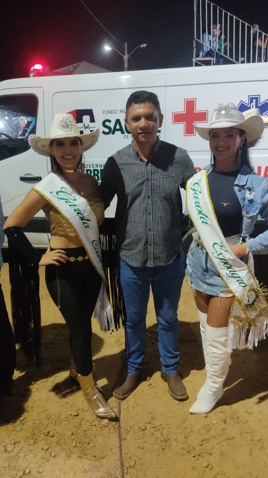 Presidente da Câmara de Marianópolis do Tocantins, Erivan do Prata, prestigia Exposição Agropecuária de Abreulândia