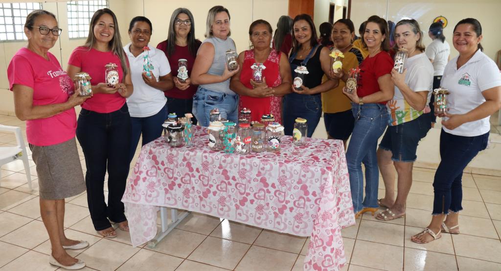 Centro de Referencia de Assistência Social de Marianópolis do Tocantins  finaliza curso de Biscuit