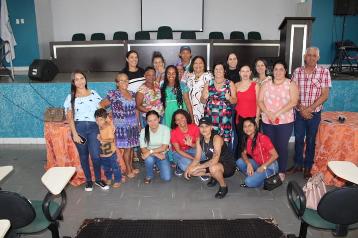 Joema e Ozias participam da reunião sobre o planejamento para o Festival do Buriti em Divinópolis do Tocantins