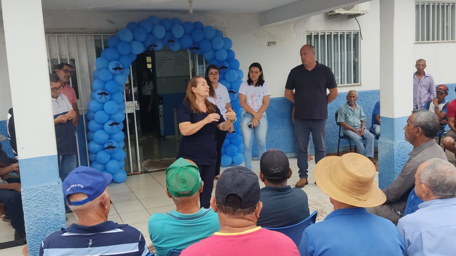 Prefeito de Divinópolis do Tocantins sobre evento do Novembro Azul na UBS Eva Abreu: “gestão pautada pelo acolhimento”