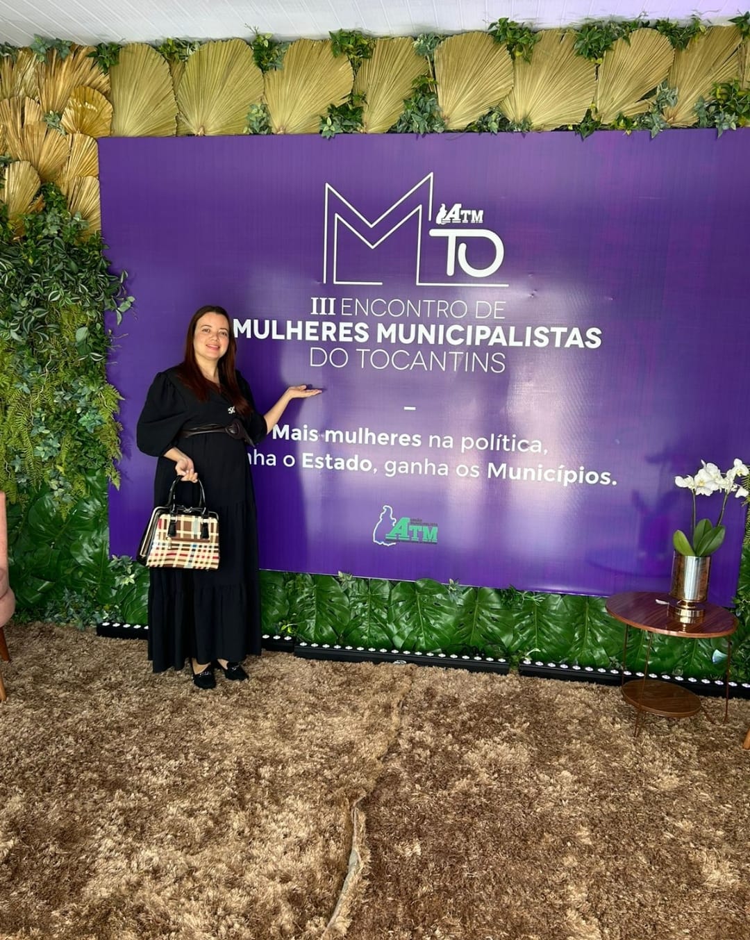 Vereadora Irmã Karol de Dois Irmãos participou do evento da ATM Mulher na Política em Palmas