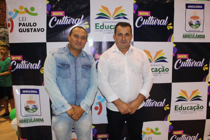 Presidente da Câmara de Vereadores de Divinópolis participa da Noite Cultural realizada pela Prefeitura de Abreulândia através da Lei Paulo Gustavo