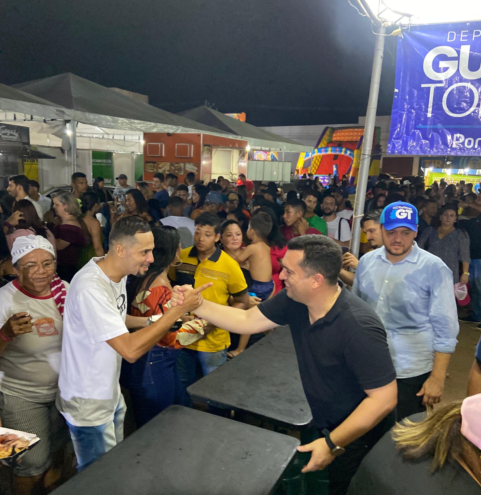 Barraca do GT organizada pelo Deputado Gutierres Torquato faz a alegria do povo na comemoração dos 65 anos de Gurupi