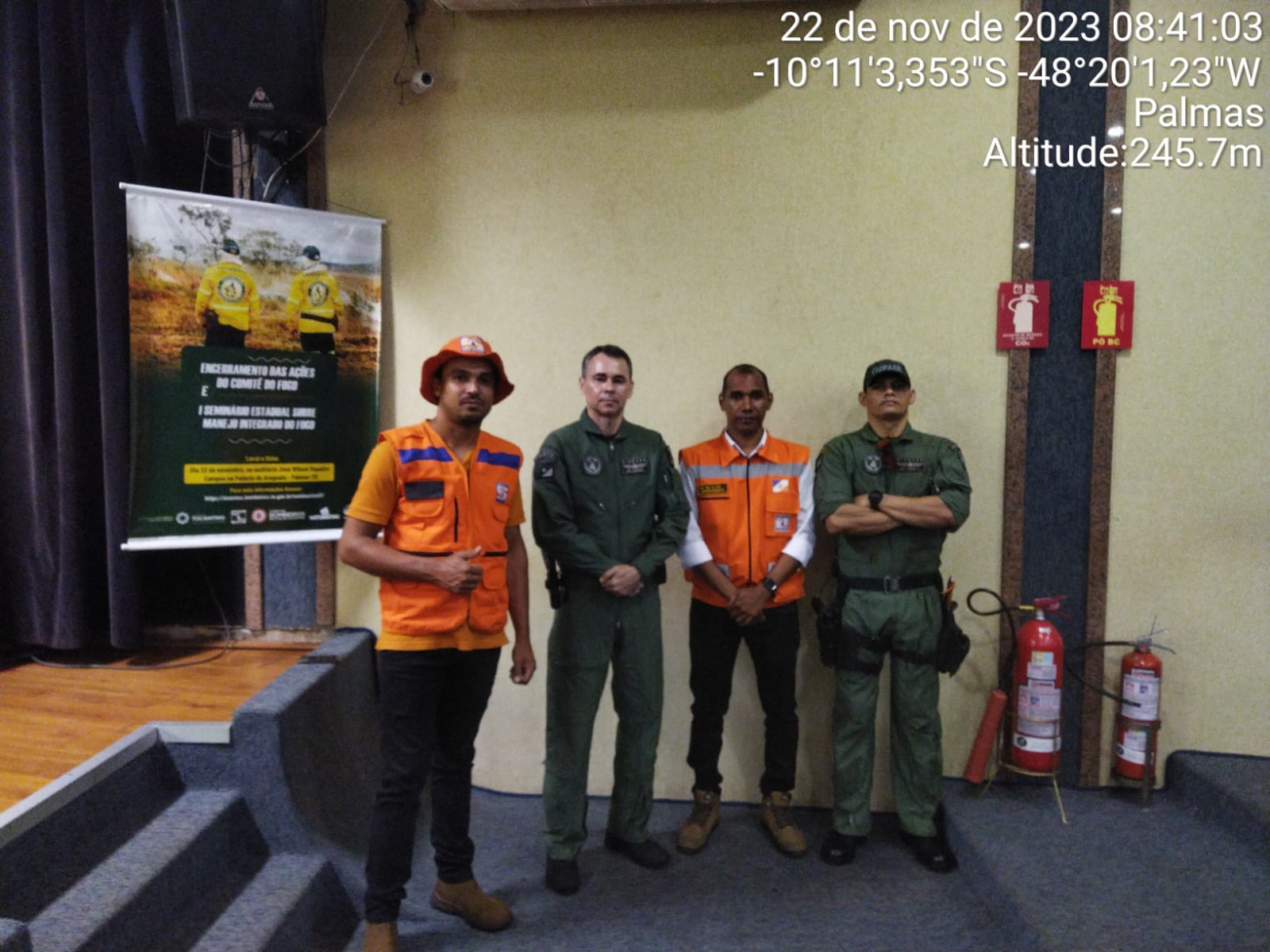 Brigada Ambiental de Dois Irmãos do Tocantins participa do Encerramento das Ações do Comitê Integrado do Fogo em Palmas