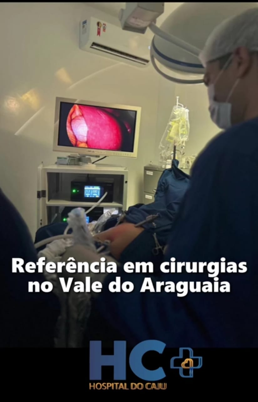 Médico Danilo Alencar realiza procedimento de videolaparoscopia no Hospital do Cajú em Paraíso do Tocantins