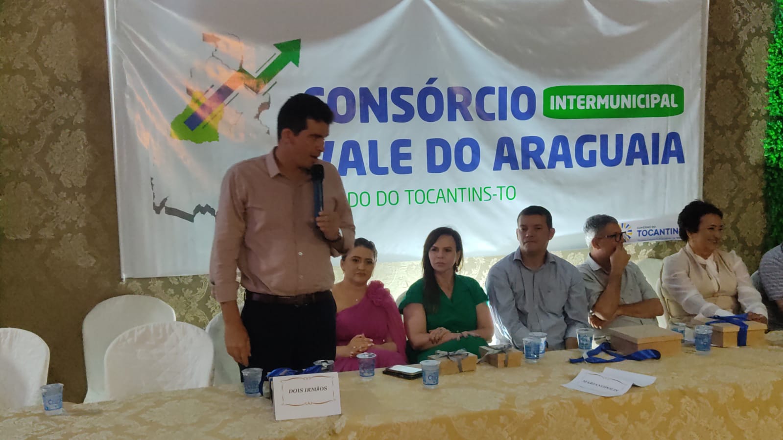 Prefeitura de Dois Irmãos do Tocantins promove jantar aos prefeitos do Vale do Araguaia após maratona de inaugurações