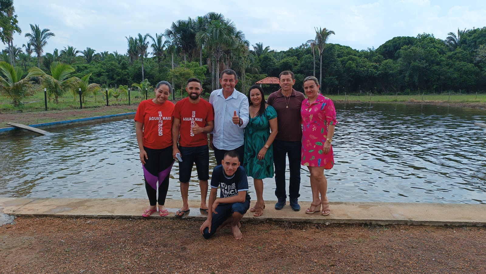 Ilton Coutinho prestigia evento religioso na chácara Praia de Santos em Marianópolis do Tocantins