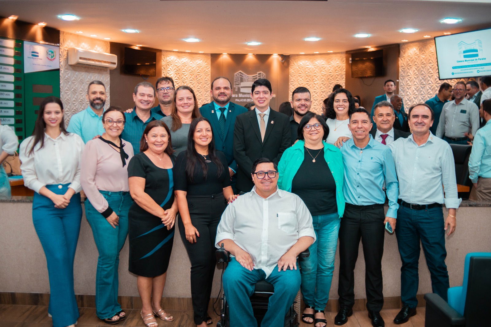 Prefeito Celso Morais prestigia posse da nova mesa diretora da Câmara Municipal de Paraíso do Tocantins