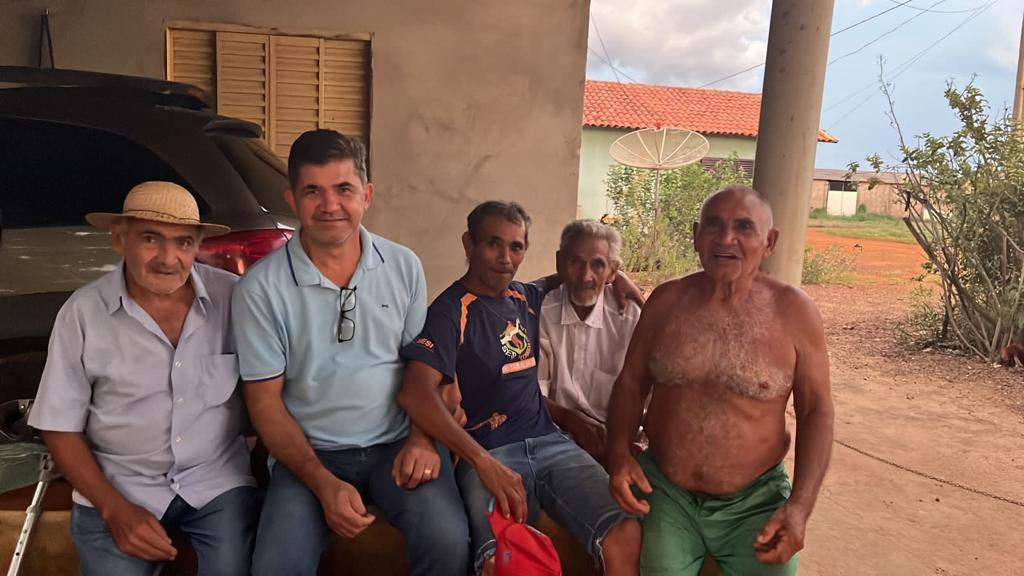 Em pré-campanha Joãozinho Milhomem defende políticas pública para idosos em Chapada de Areia, aonde já geriu o executivo