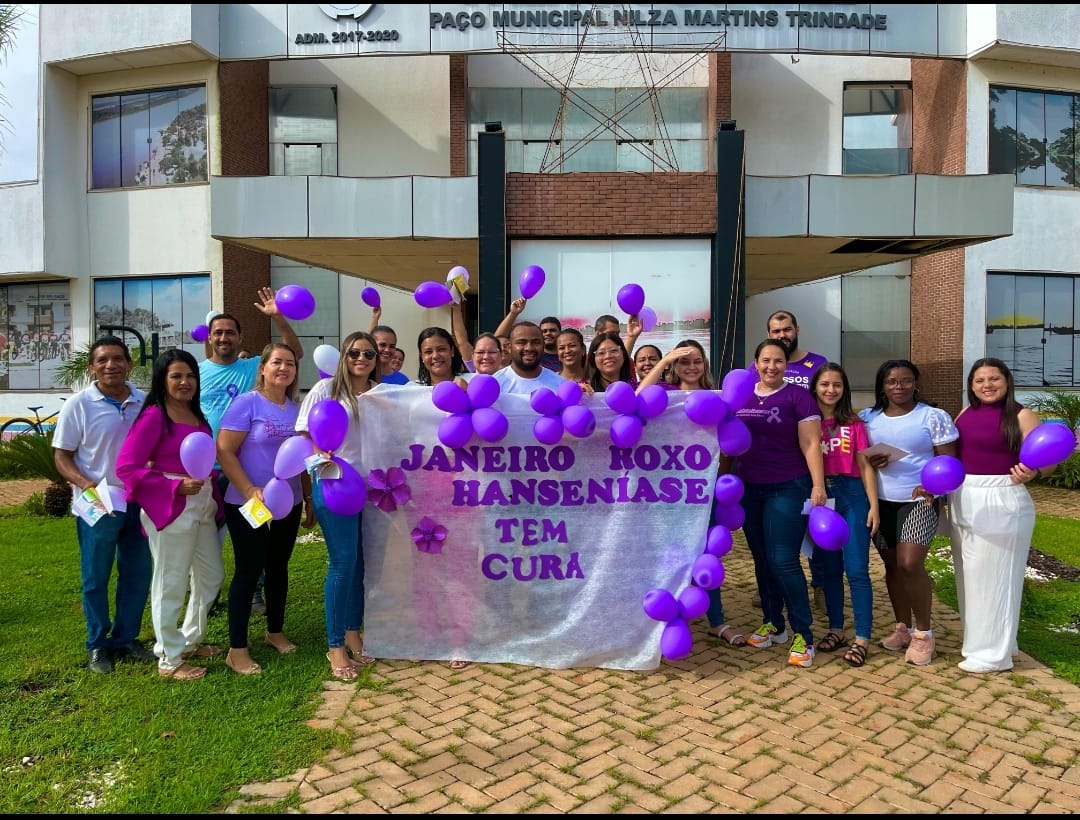 Prefeito Marcos do Chico participa do evento educativo Janeiro Roxo de combate a hanseníase em Caseara