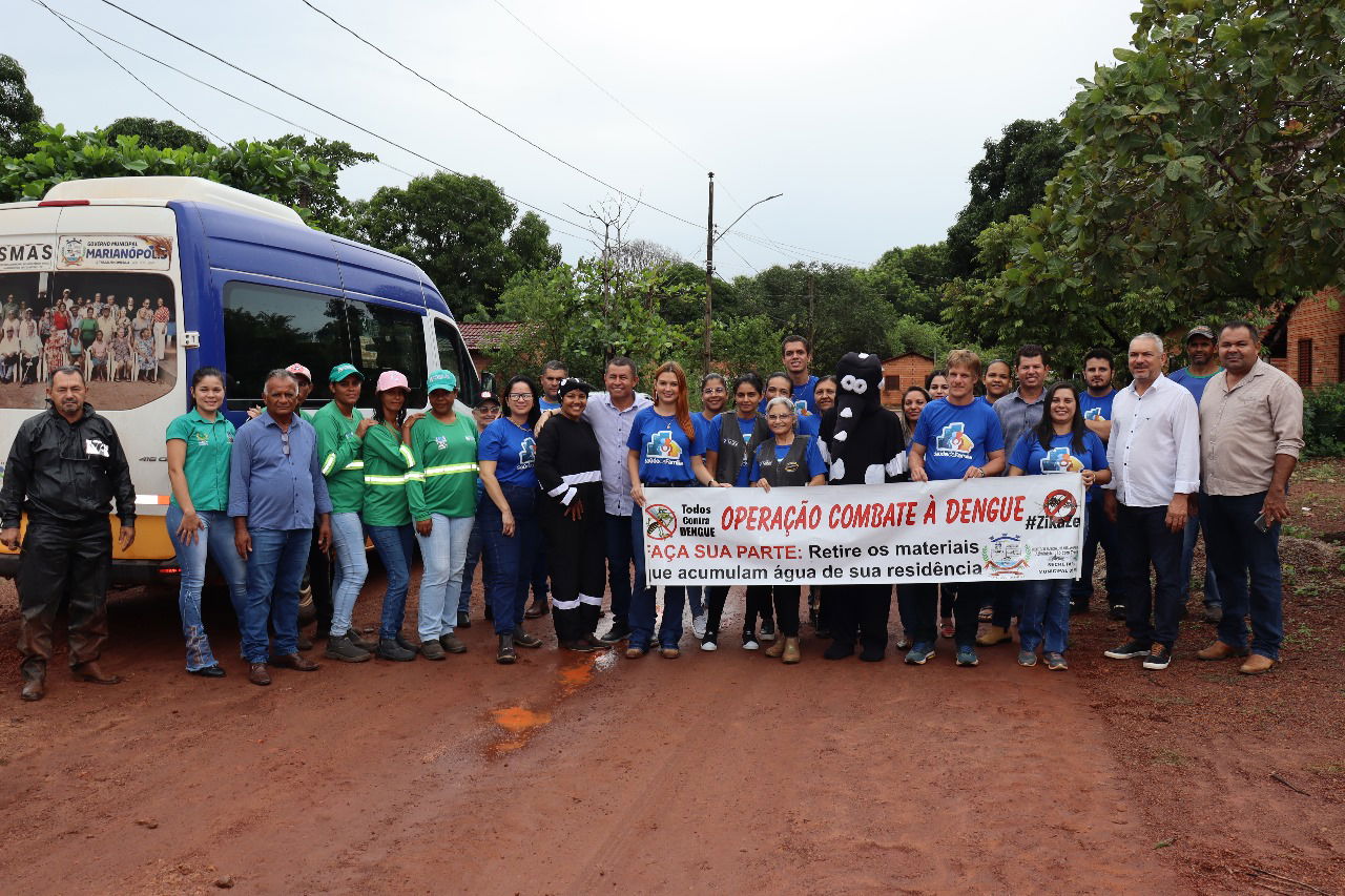 Prefeitura de Marianópolis do Tocantins promove ação de limpeza pública no P.A. Manchete