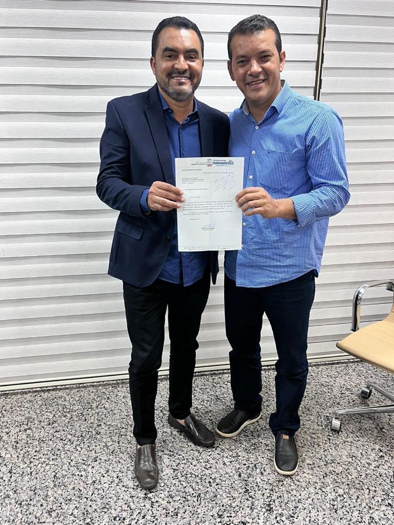 Piagem é recebido por Wanderlei Barbosa do Palácio Araguaia