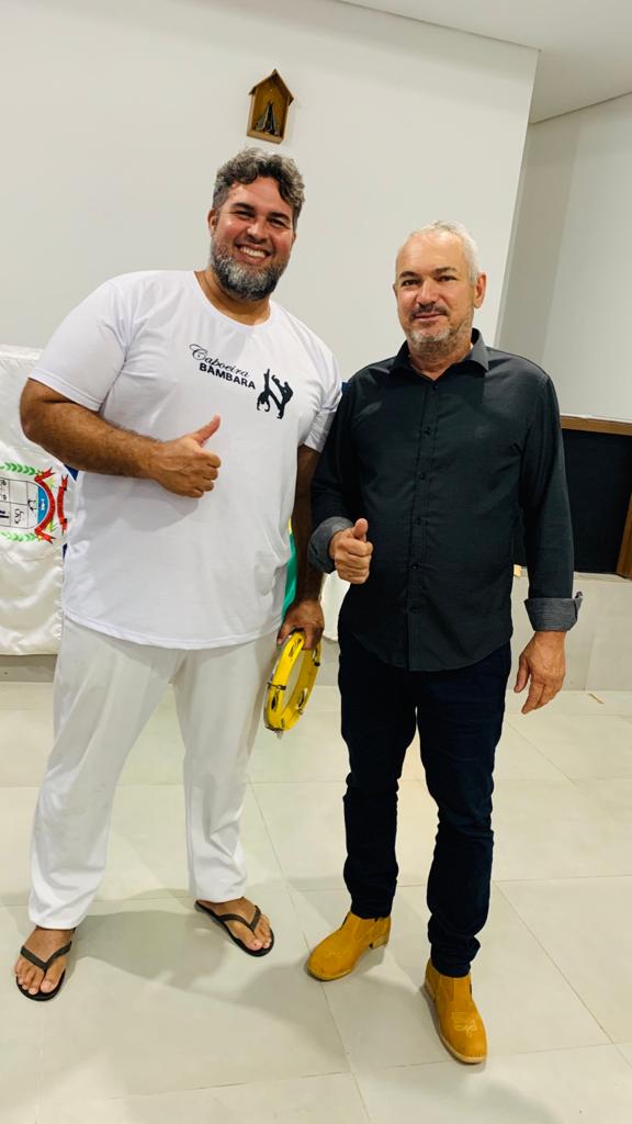 Secretário Laudemir Nenzão participa de Roda de Capoeira viabilizada pela Assistência Social de Marianópolis do Tocantins