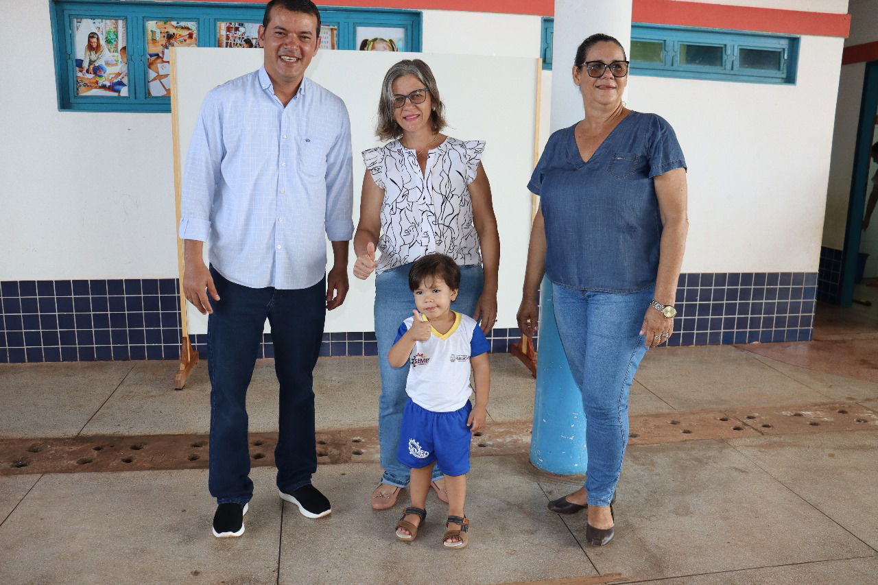 Prefeito Isaias Piagem apresenta equipamentos para a Educação de Marianópolis do Tocantins