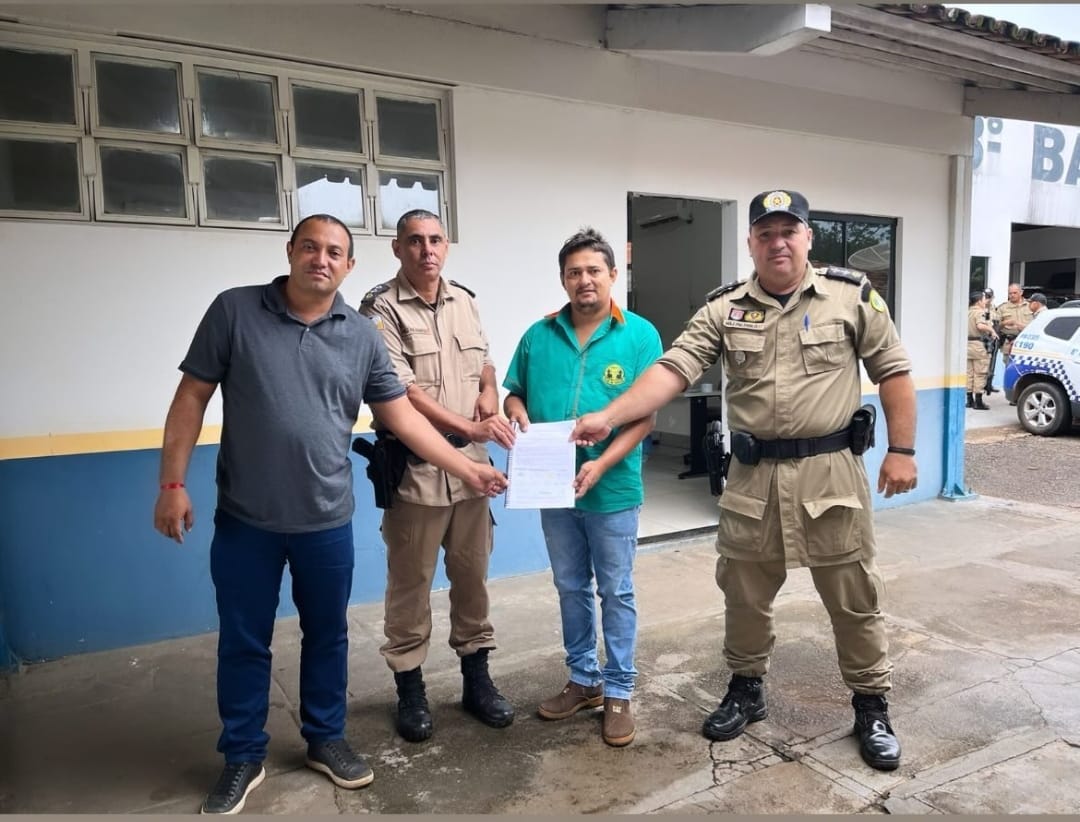 Presidente Ozias visita 8º Batalhão da Polícia Militar em busca soluções de combate a criminalidade em Divinópolis do Tocantins