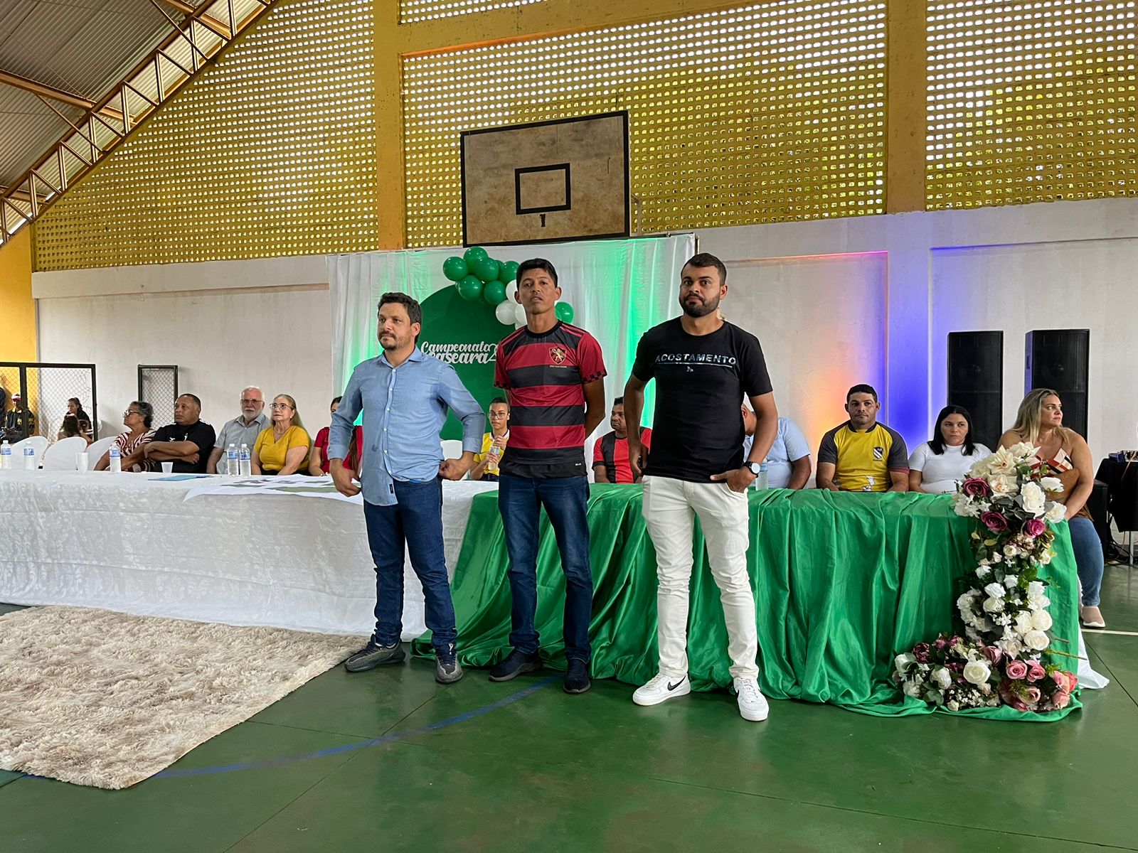 Câmara de Vereadores esteve presente na abertura do Campeonato Municipal de Futebol de Caseara