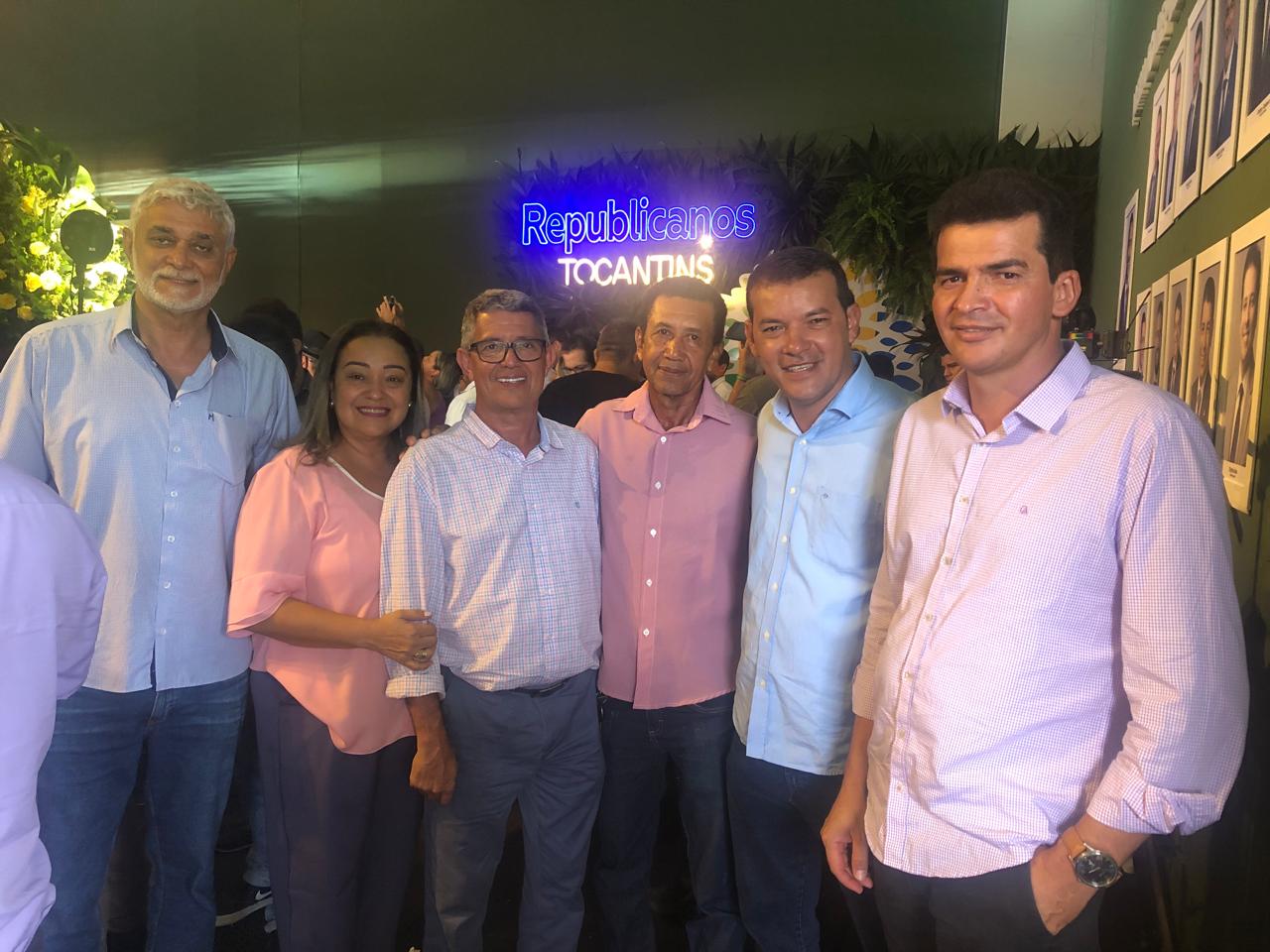 Isaías Piagem vice-presidente União Brasil e Irmão Geciran pré-candidato a reeleição levam apoio ao Republicanos durante filiações em Palmas