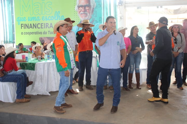 Presidente Diasis da Câmara de Vereadores de Abreulândia prestigiou a Cavalgada Ecológica 2024